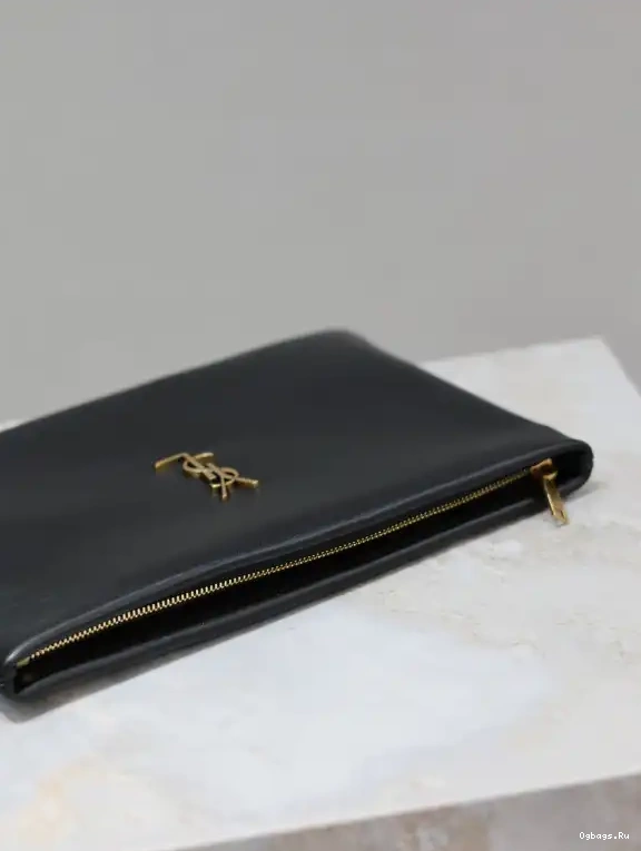 LAMBSKIN SMALL YSL POUCH CALYPSO IN 0703